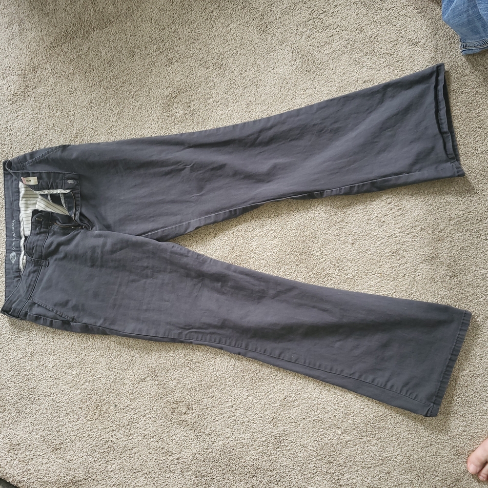 Gray Casual Pants